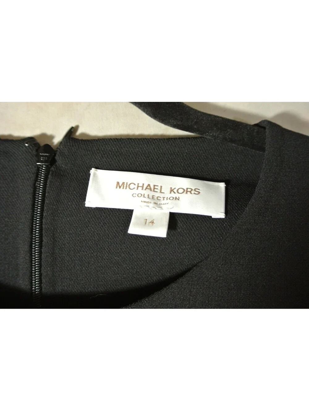 NEW, MICHAEL Kors Collection Flare Cuff Stretch Wool Sheath Dress Sz 14 #DD75